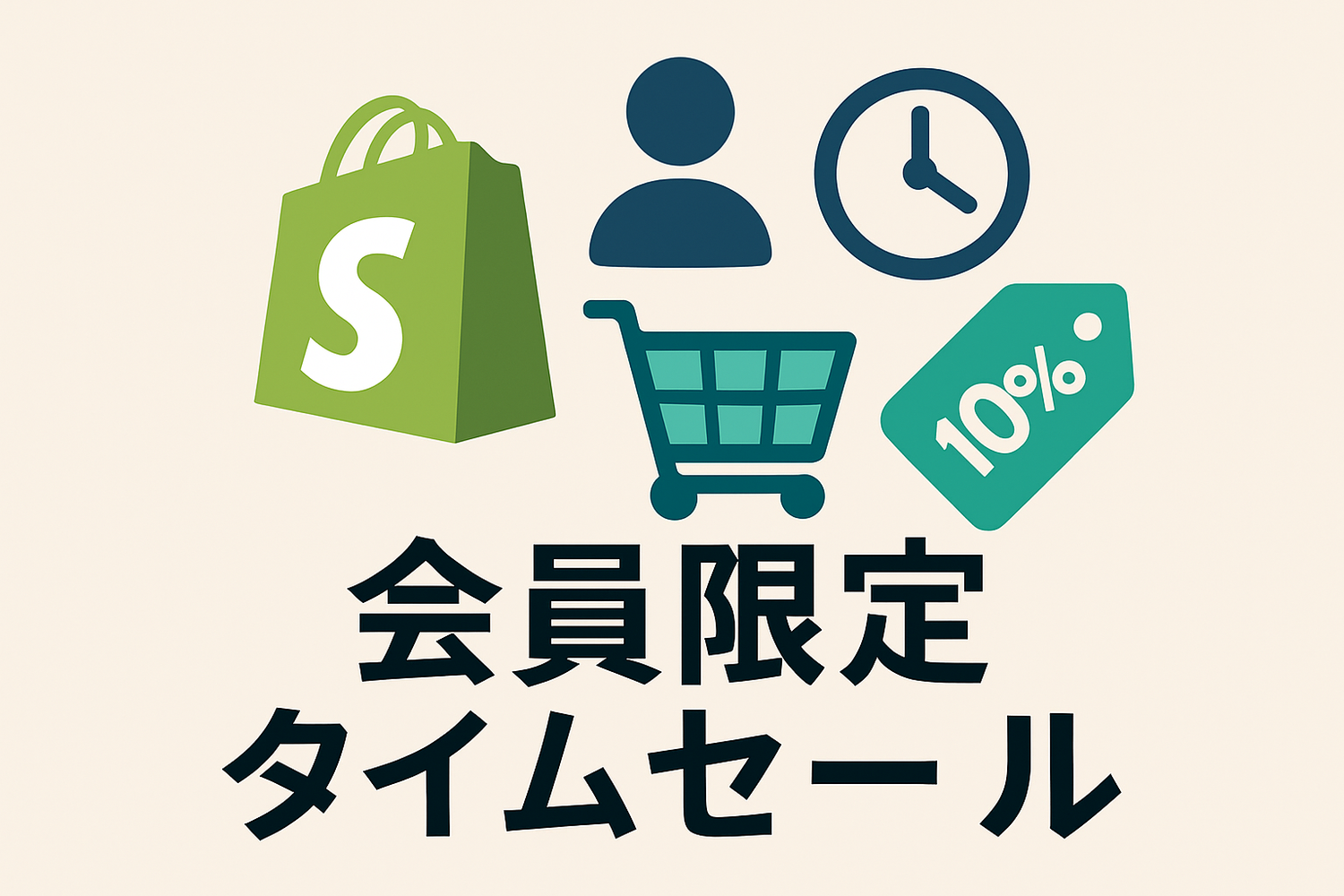 Shopifyで会員限定にタイムセールを実施する方法