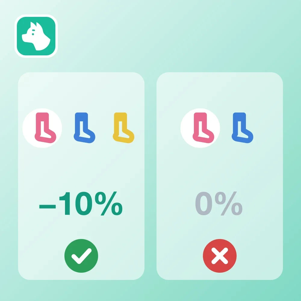 [デモ] 靴下は組み合わせ自由で3足以上10%OFF（ピンク）