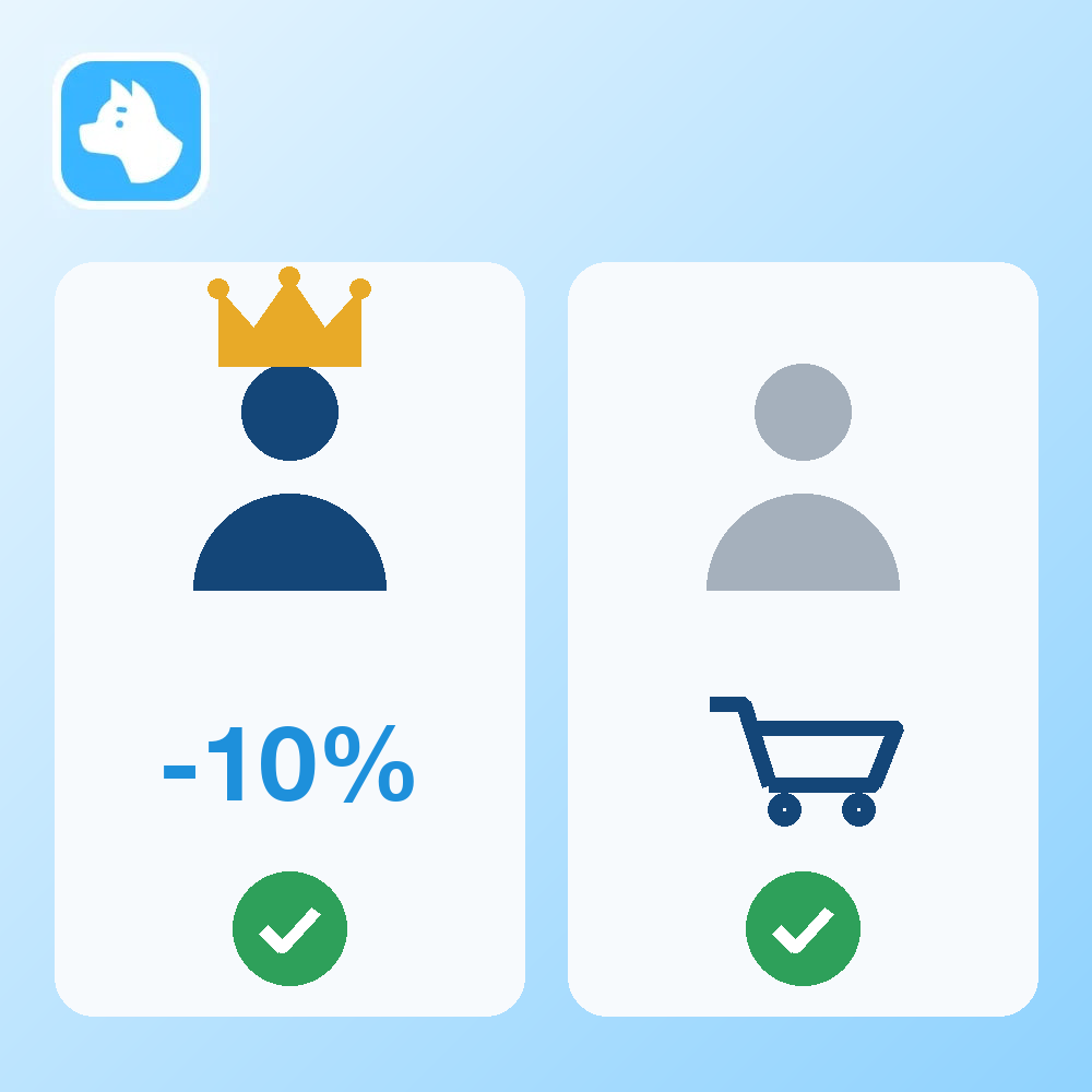 [デモ] VIP会員だけ10%OFFで購入できる