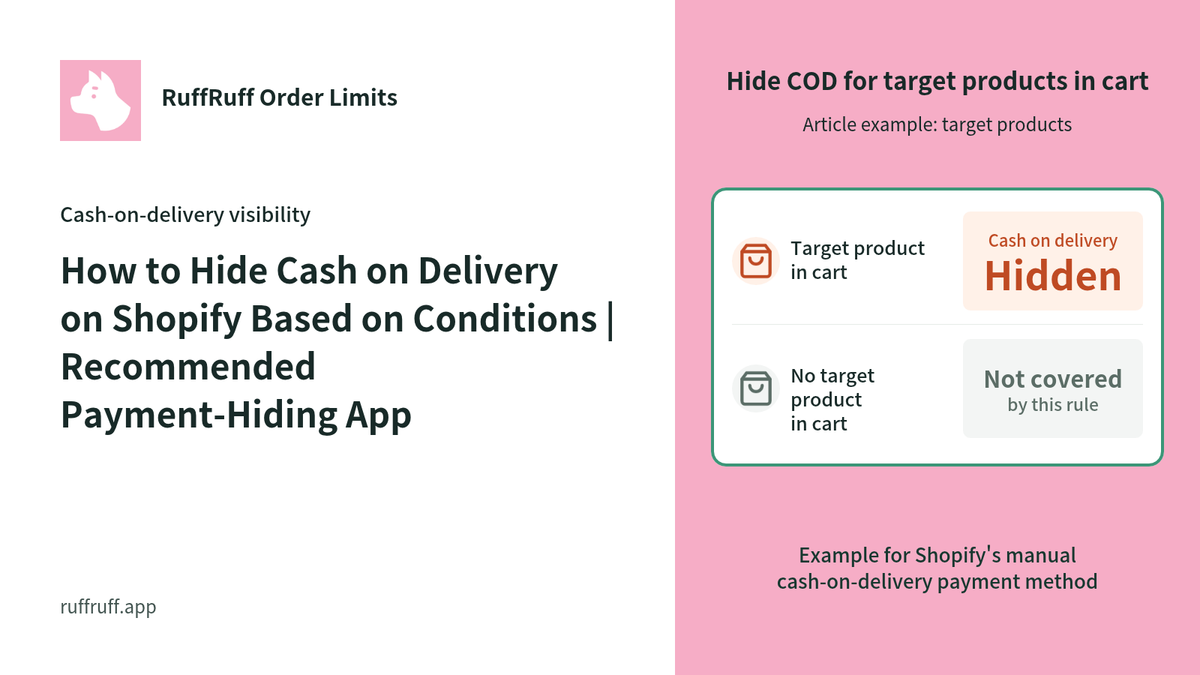 How to Hide Cash on Delivery on Shopify Based on Conditions | Recommended Payment-Hiding App