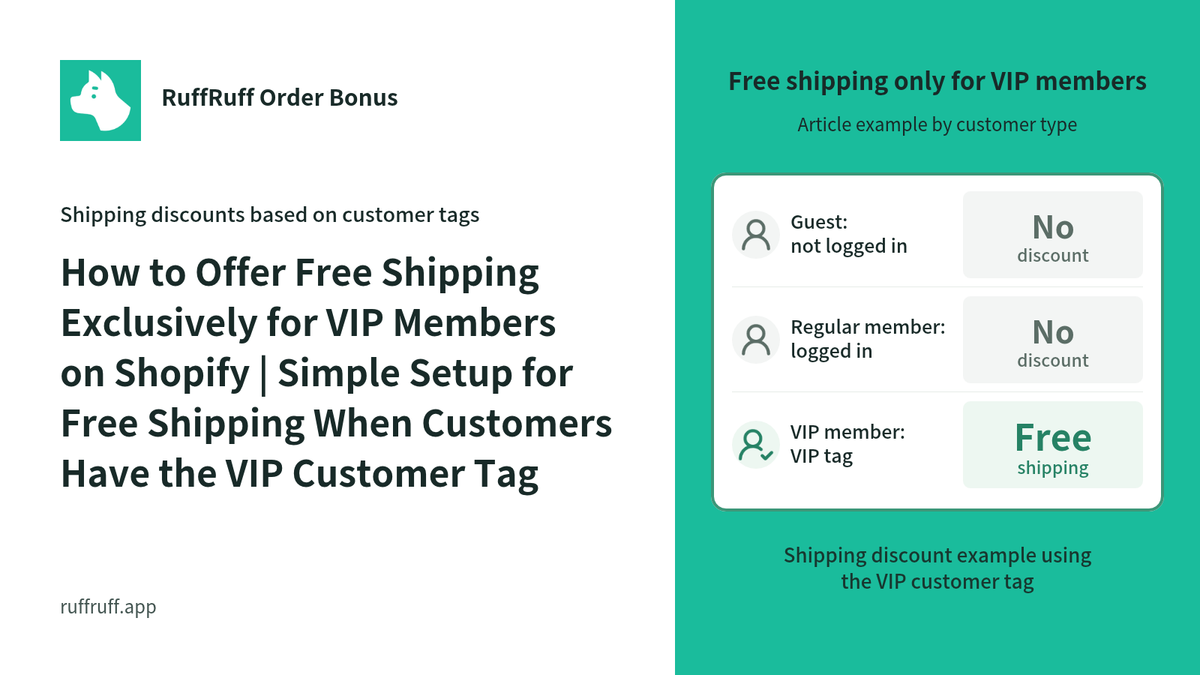 How to Offer Free Shipping Exclusively for VIP Members on Shopify | Simple Setup for Free Shipping When Customers Have the VIP Customer Tag