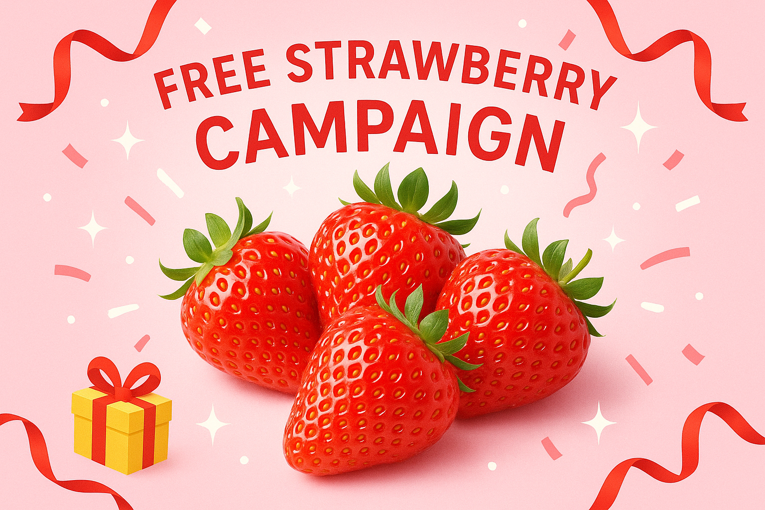 Strawberry Giveaway Campaign Image