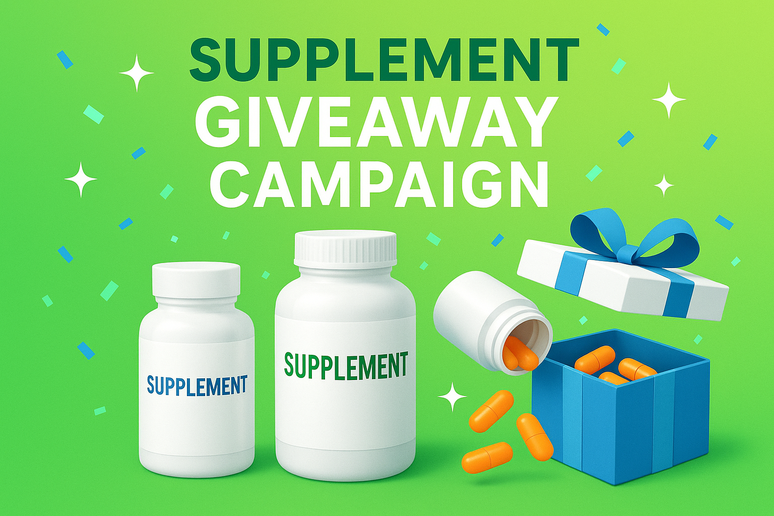 Supplement Giveaway Campaign Image